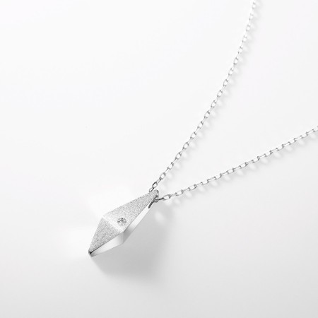 ＜nokim＞K14WG ダイヤモンド ペンダントネックレス kado　diamond pendant necklace KNP-14WG