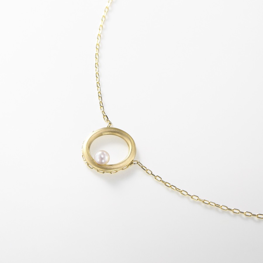 ＜nokim＞K14アコヤパール ネックレス circle of myself　akoyapearl necklace KNP-24YG