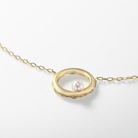 ＜nokim＞K14アコヤパール ネックレス circle of myself　akoyapearl necklace KNP-24YG