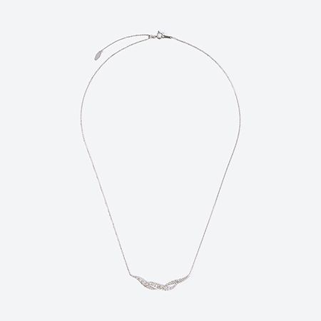 ＜GOKO＞84503 PT900 ダイヤモンドネックレス D1.0ct