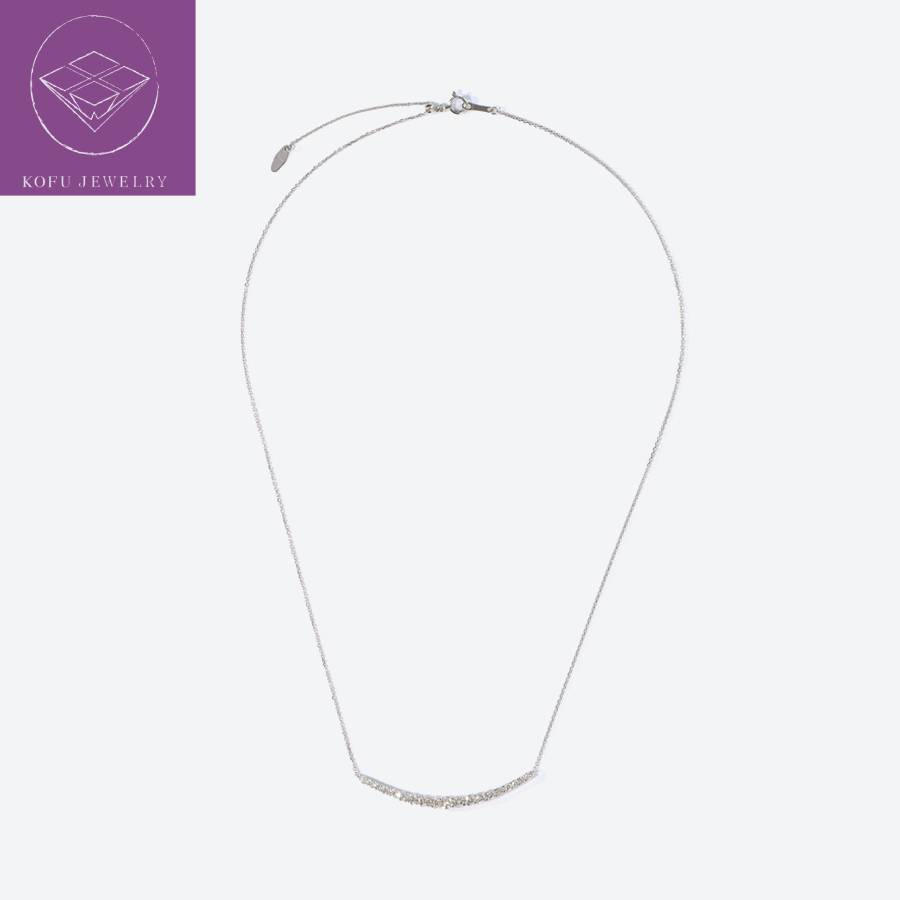 ＜GOKO＞84506 PT900 ダイヤモンドネックレス D1.0ct