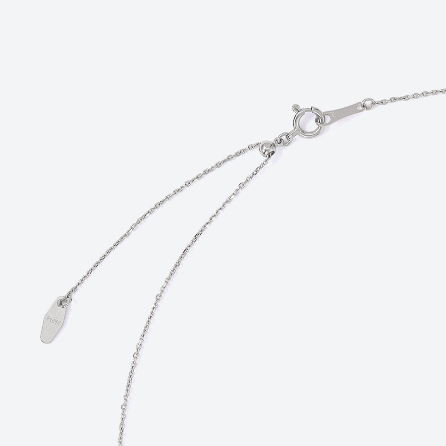 ＜GOKO＞84506 PT900 ダイヤモンドネックレス D1.0ct