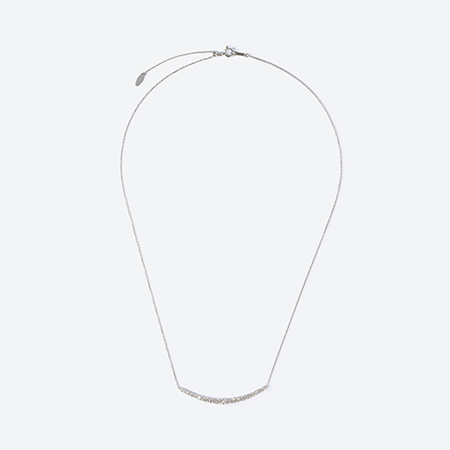 ＜GOKO＞84506 PT900 ダイヤモンドネックレス D1.0ct