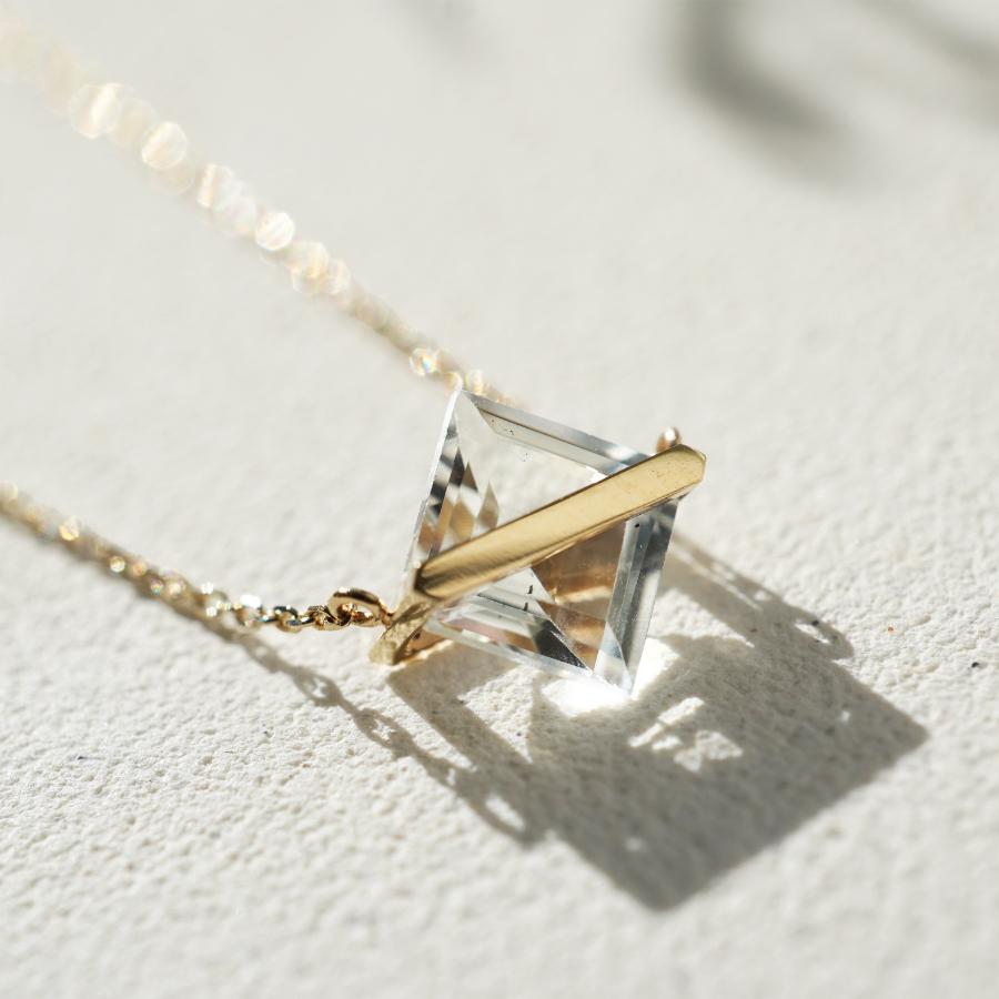 ＜januka/ヤヌカ＞BAND NECKLACE QUARTZ