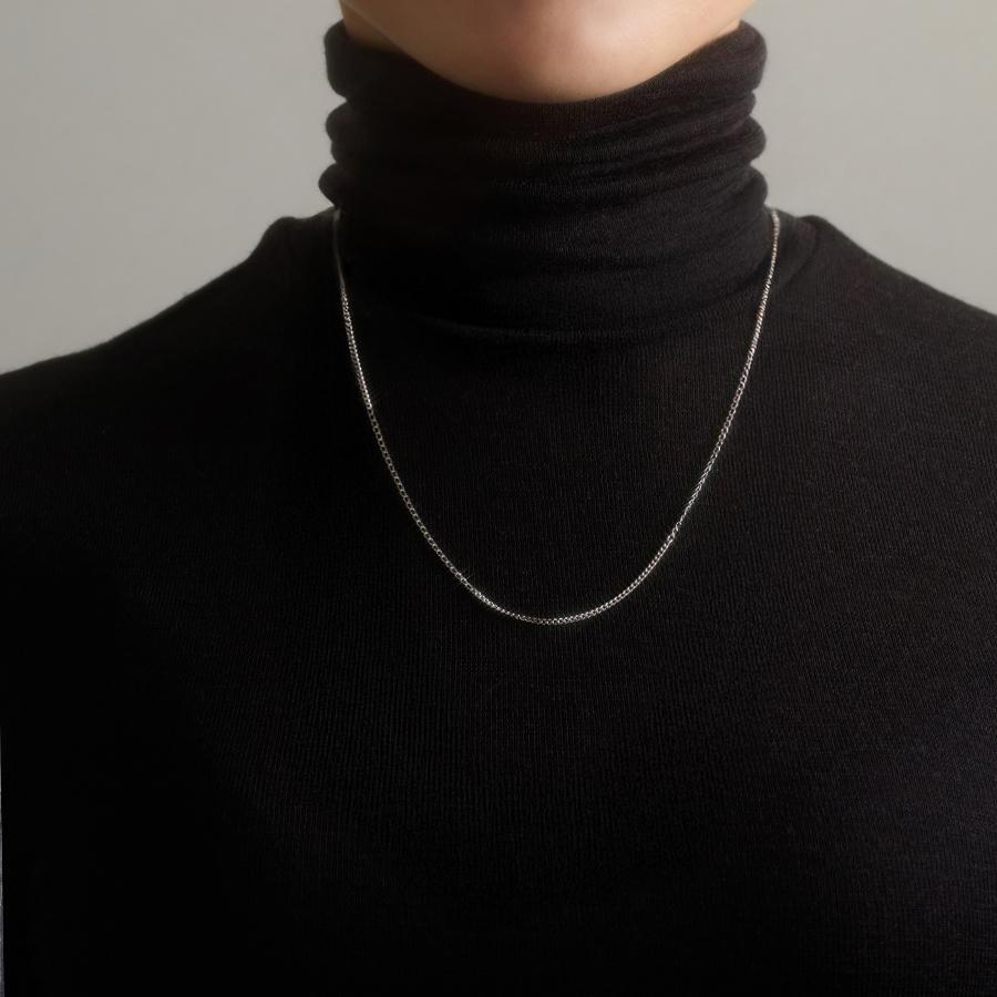 ＜januka/ヤヌカ＞DENSITY NECKLACE SILVER