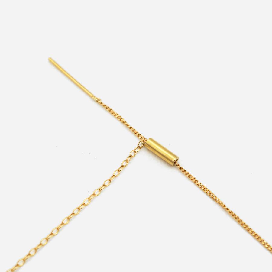 ＜januka/ヤヌカ＞DENSITY NECKLACE K18