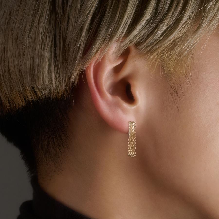 ＜januka/ヤヌカ＞DENSITY EARRINGS K18（ピアス）