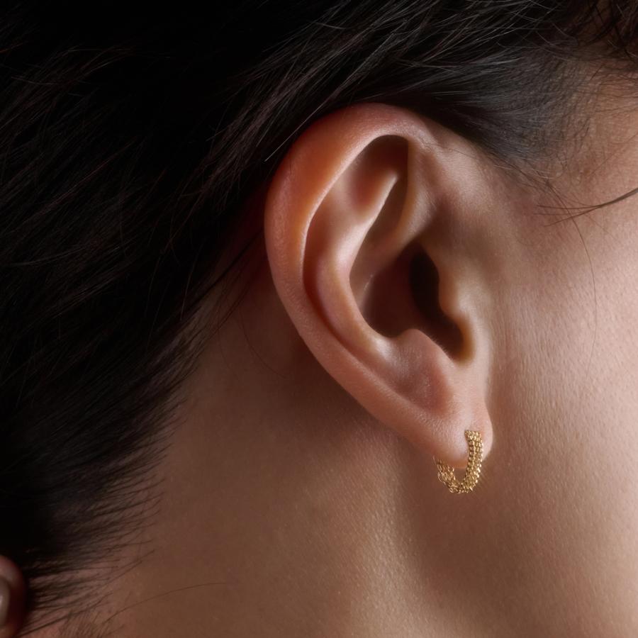 ＜januka/ヤヌカ＞DENSITY EARRINGS K18（ピアス）