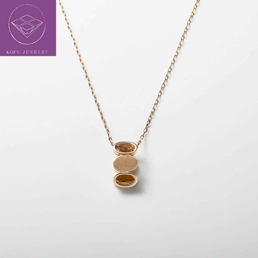 ＜nokim＞K14PGペンダントネックレスda・en　necklace KNP-7PG