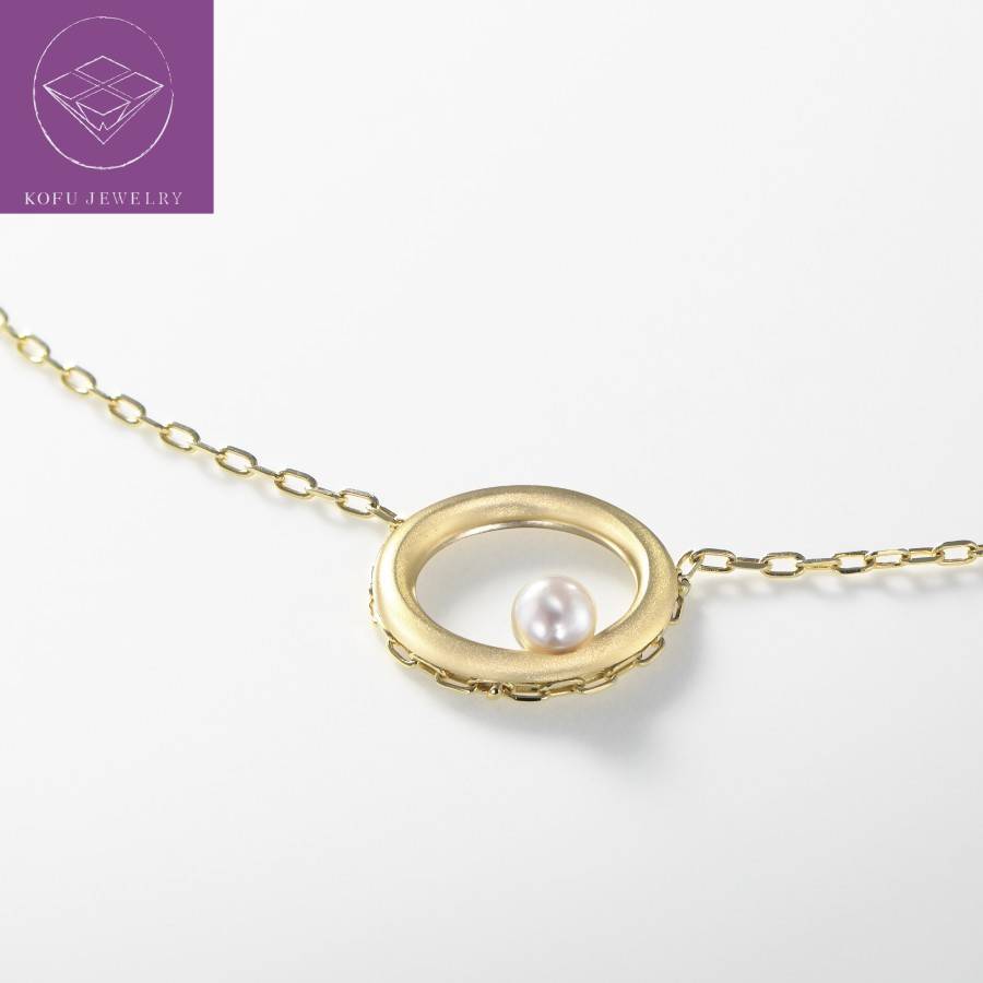 ＜nokim＞K14アコヤパール ネックレスcircle of myself　pearl necklace KNP-24YG