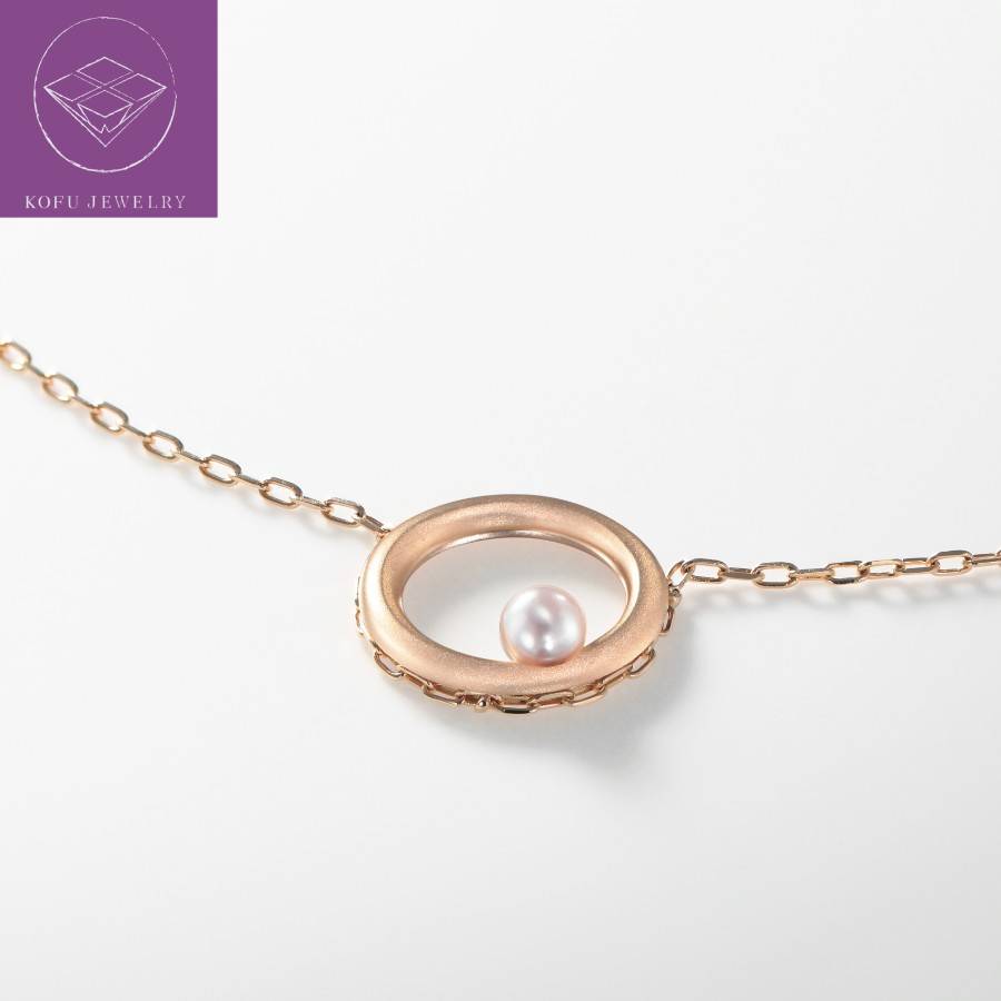 <nokim>K14PGアコヤパールネックレスcircle of myself pearl necklace KNP-24PG