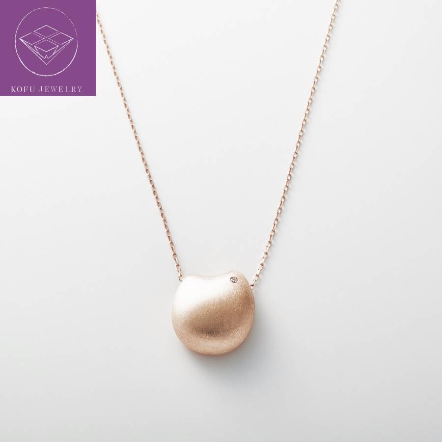 <nokim>K14PGダイヤモンド ネックレスmaromi diamond pendant necklace KNP-9PG