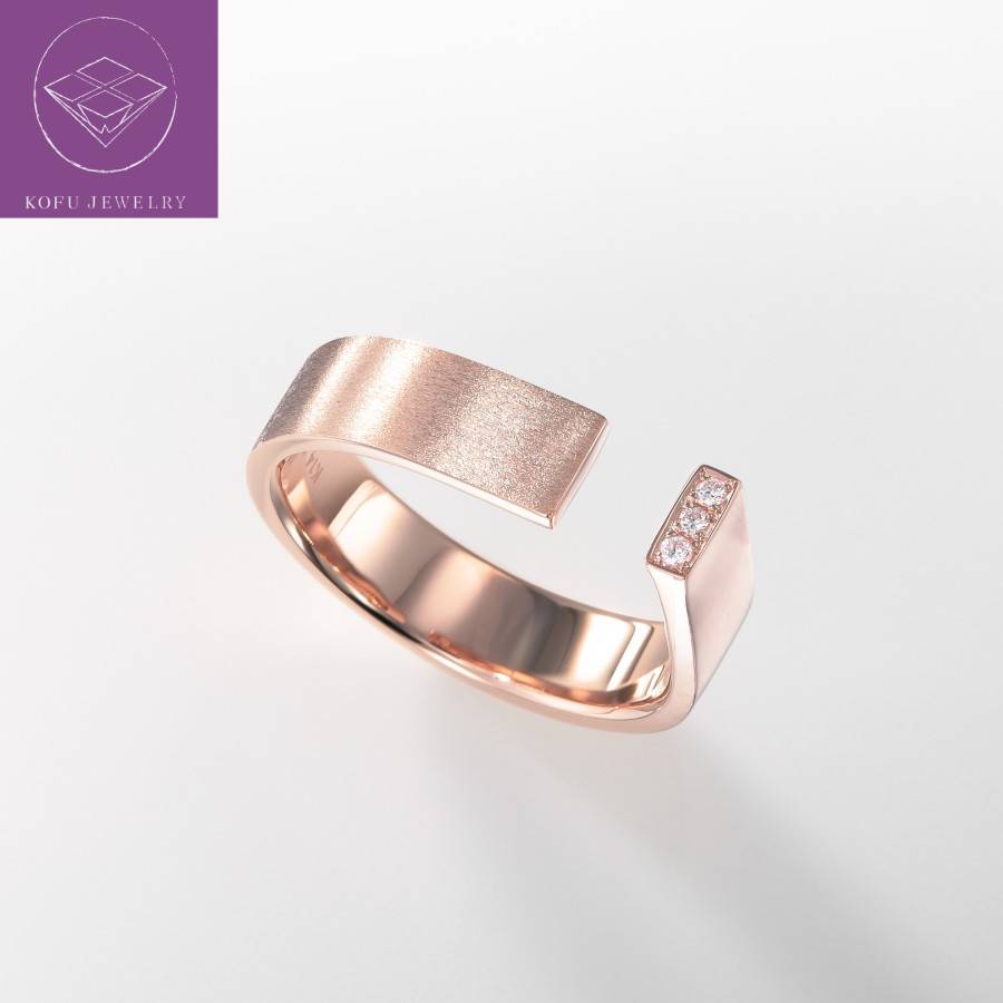 ＜nokim＞K14PG ダイヤモンド リング craft & I　diamond ring KNR-29PG
