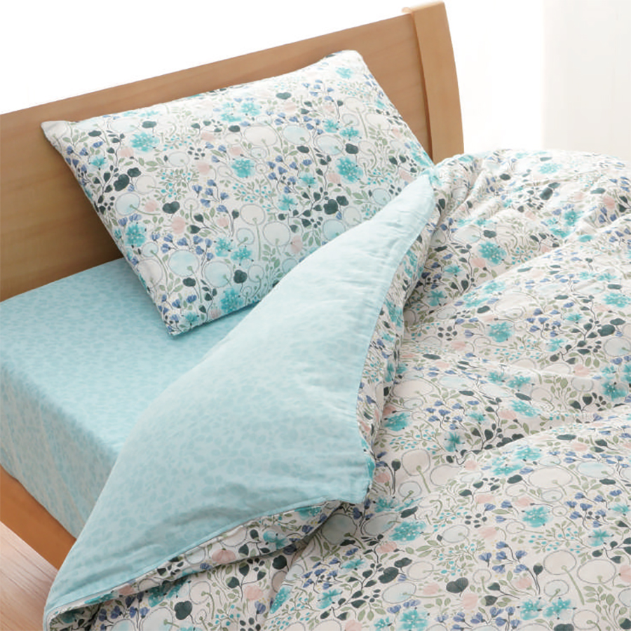 アンナ・エミリア 二重ガーゼピローケース柄 Mサイズ(たんぽぽ)