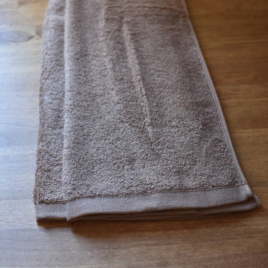 factory towel (face)　フェイスタオル　ブラウン　＊山梨×今治タオルブランド認定商品