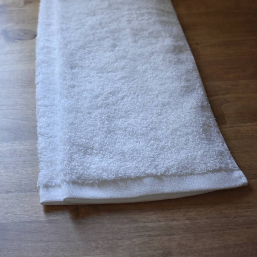 factory towel (face)　フェイスタオル　ホワイト　＊山梨×今治タオルブランド認定商品