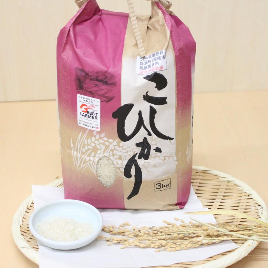 山梨県都留市産　こしひかり3kg×2
