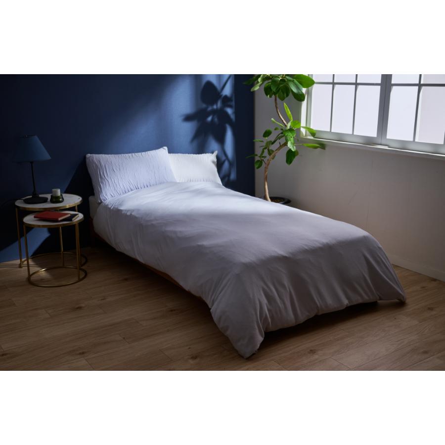 <ディーブレス>とろける羽毛ふとんPREMIUM2【クィーン】肌掛けふとん 専用カバー付き/ラベンダー