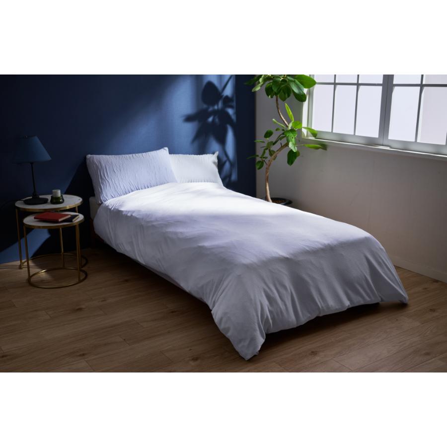 ＜ディーブレス＞とろける羽毛ふとんamuse2【ダブル】肌掛けふとん　専用カバー付き/ホワイト