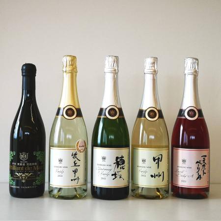 ＜マルス穂坂ワイナリー＞MARS SPARKLING WINE 5本セット