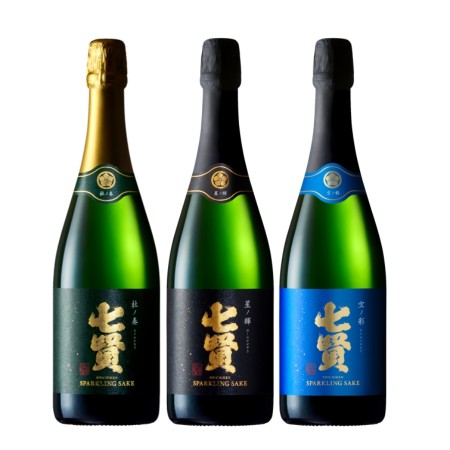 七賢 高級スパークリング日本酒 飲み比べ720ml×3本セット