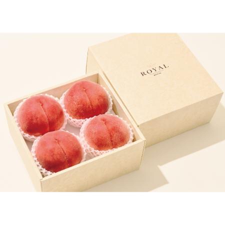 ＜Bonchi＞甲州市産 大玉桃 4個入り　1.8kg 自然農法