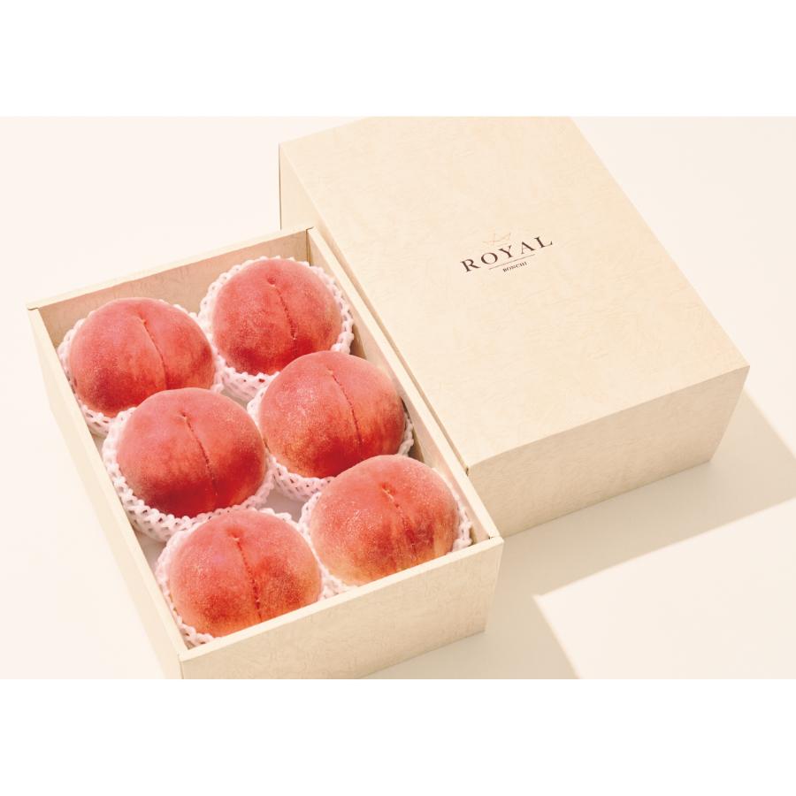 ＜Bonchi＞甲州市産 大玉桃 6個入り　2.7kg 自然農法