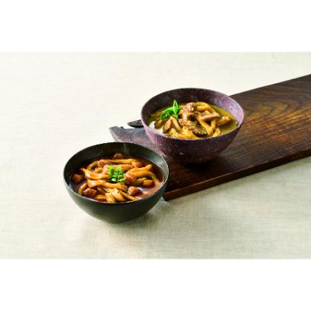＜テーブルストック＞レンジで簡単！少量カレーうどん3種詰合せ