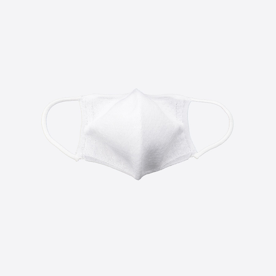 コロナウイルス対策ニット手袋（2双）・スポーツ・作業用マスク（白×2枚・カラー×2枚）セット