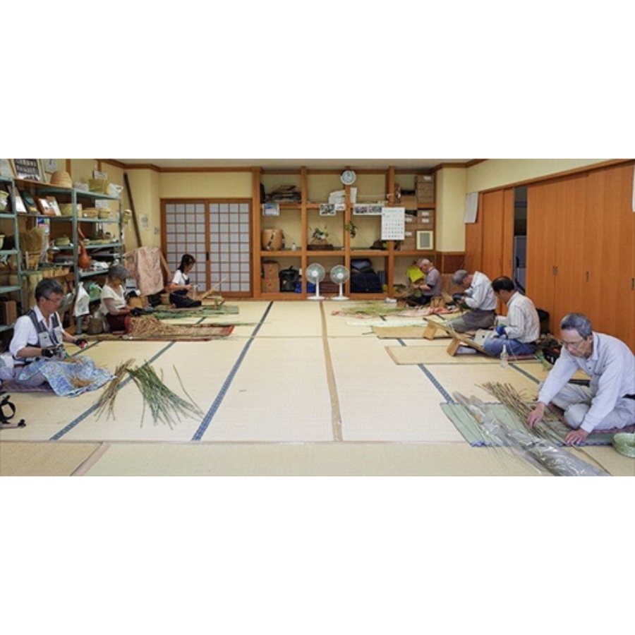 <富士北麓”勝山”スズ竹細工>「小皿」2枚セット 山梨県伝統工芸品