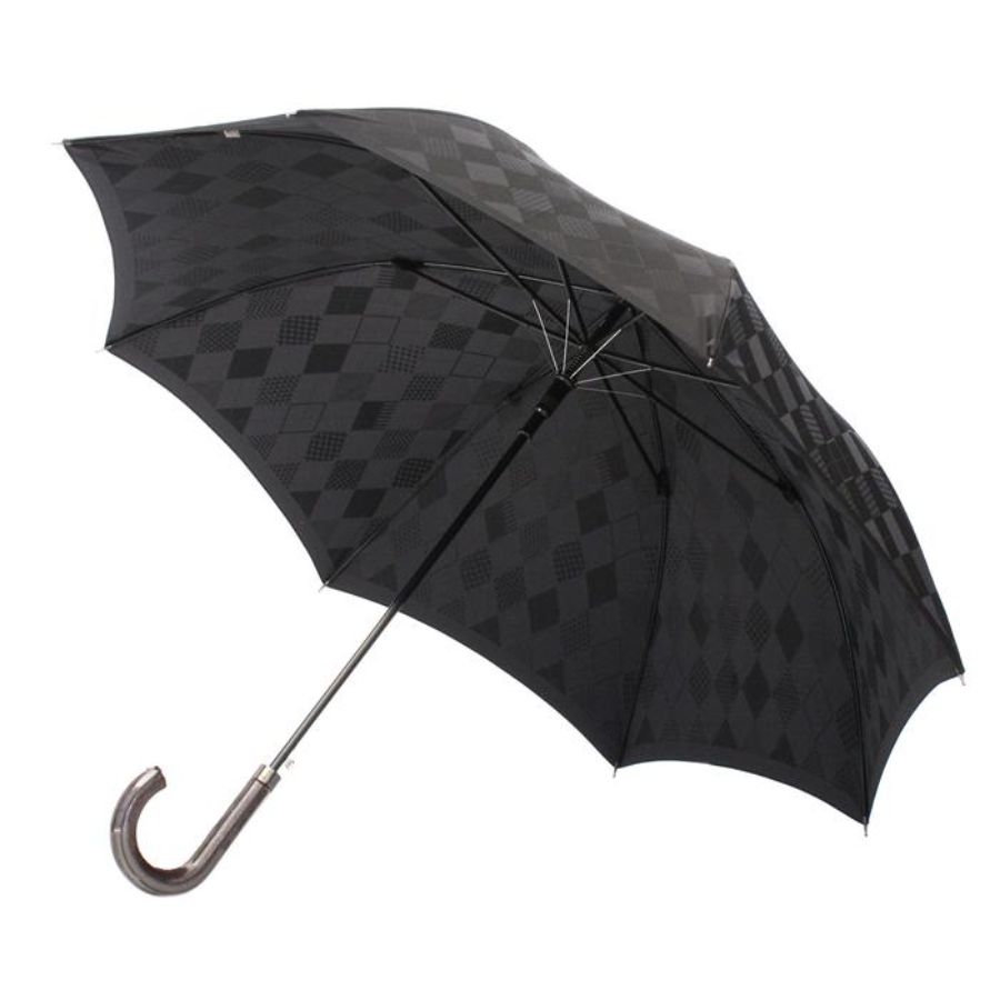 <槙田商店>【紳士長傘】monotone アーガイル《晴雨兼用》1本