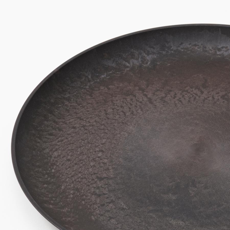 ＜hide k 1896＞ROUND PLATE 21cm (中皿) 建築家 隈 研吾デザインモデル