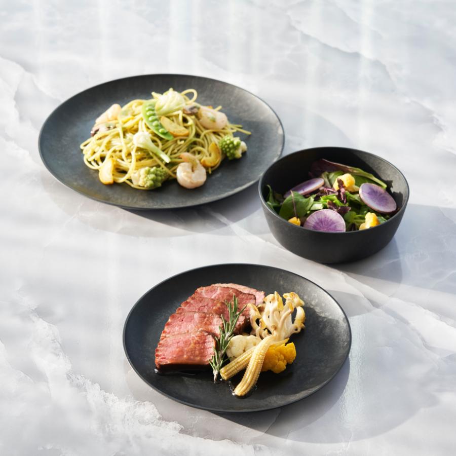 <hide k 1896>レトワコレクション 建築家 隈 研吾デザインモデル 3点セット(大皿・中皿・ボウル)