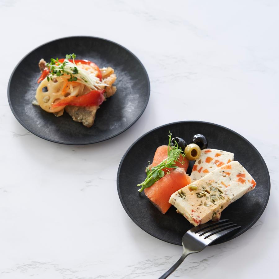 ＜hide k 1896＞ROUND PLATE 15cmペアセット (小皿2枚セット)