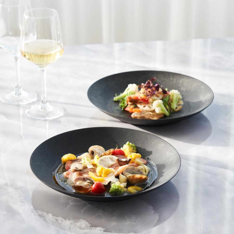 <hide k 1896>DEEP ROUND PLATE ペアセット (深皿2枚セット)