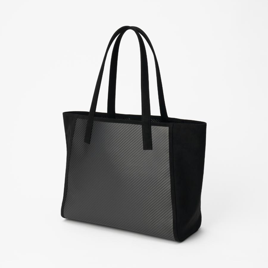 <hide k 1896>MINIMAL TOTE BAG large - CARBON FIBER