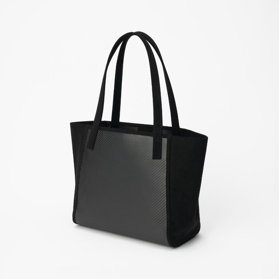 <hide k 1896>MINIMAL TOTE BAG medium - CARBON FIBER