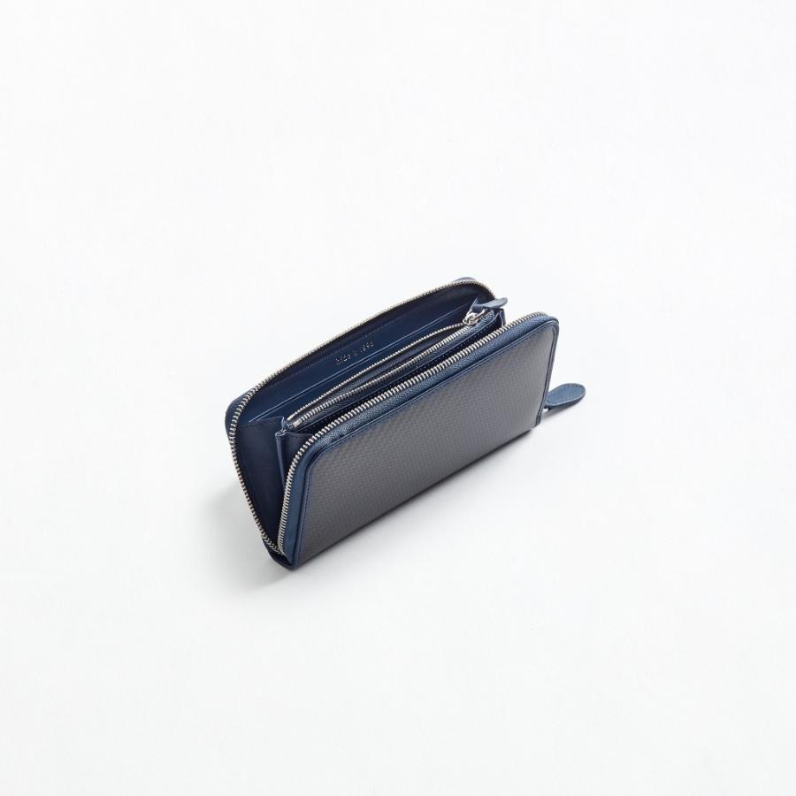 ＜hide k 1896＞round zip wallet