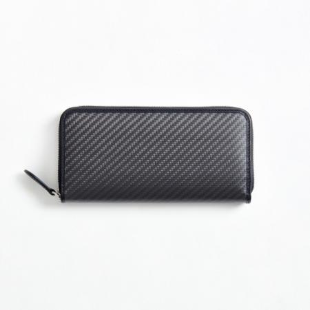 ＜hide k 1896＞round zip wallet
