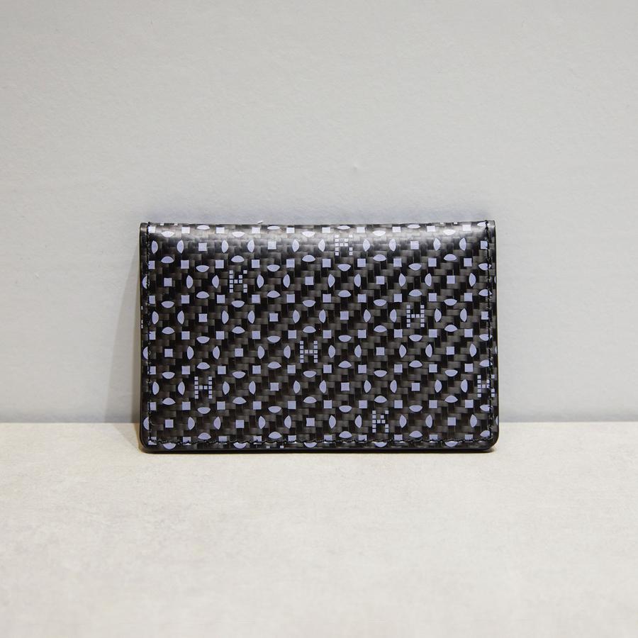 ＜hide k 1896＞MINIMAL CARD CASE with MIKIO ART(CARBON FIBER)