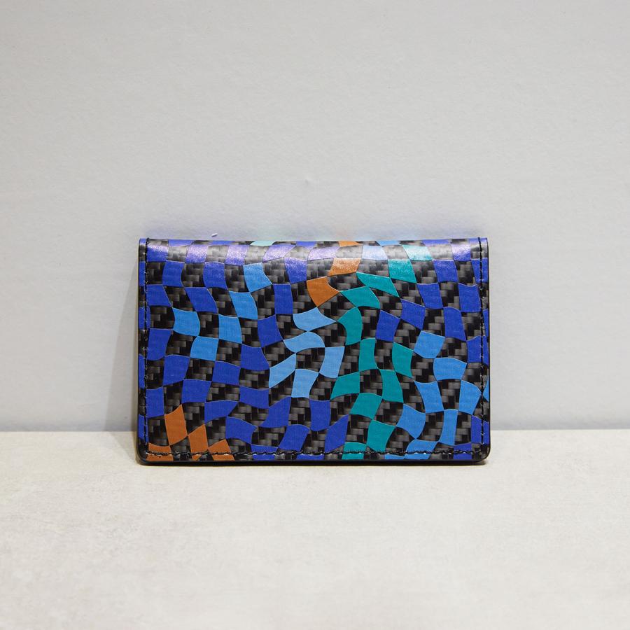 ＜hide k 1896＞MINIMAL CARD CASE with MIKIO ART(CARBON FIBER)