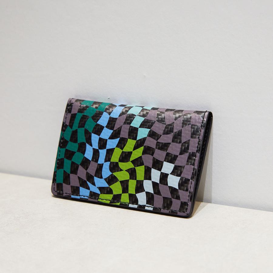 ＜hide k 1896＞MINIMAL CARD CASE with MIKIO ART(CARBON FIBER)