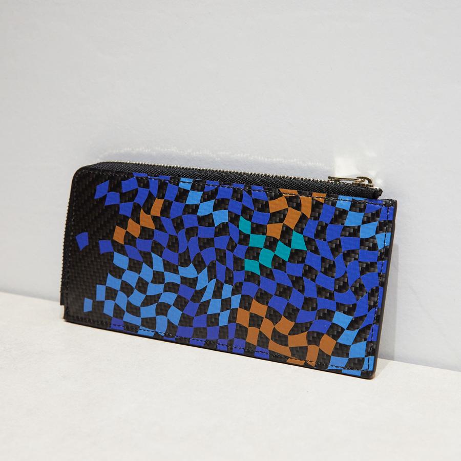 <hide k 1896>MINIMAL WALLET with MIKIO ART (CARBON FIBER)