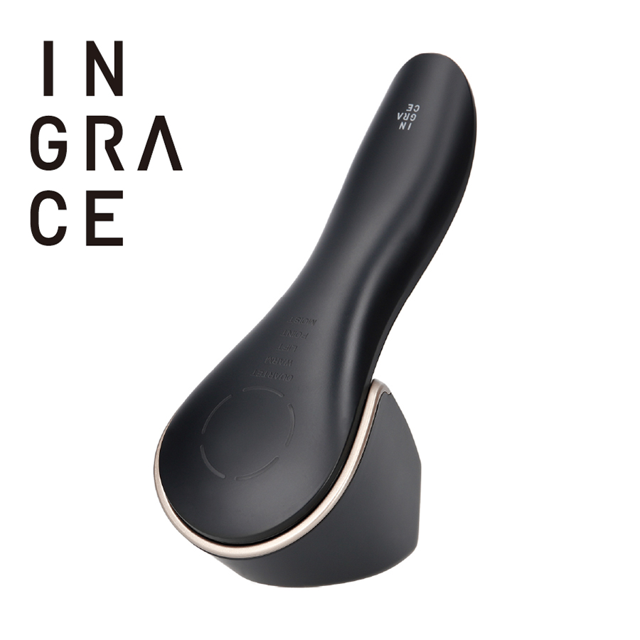 ＜INGRACE/イングレイス＞音波美顔器／Pullquart　マットブラック
