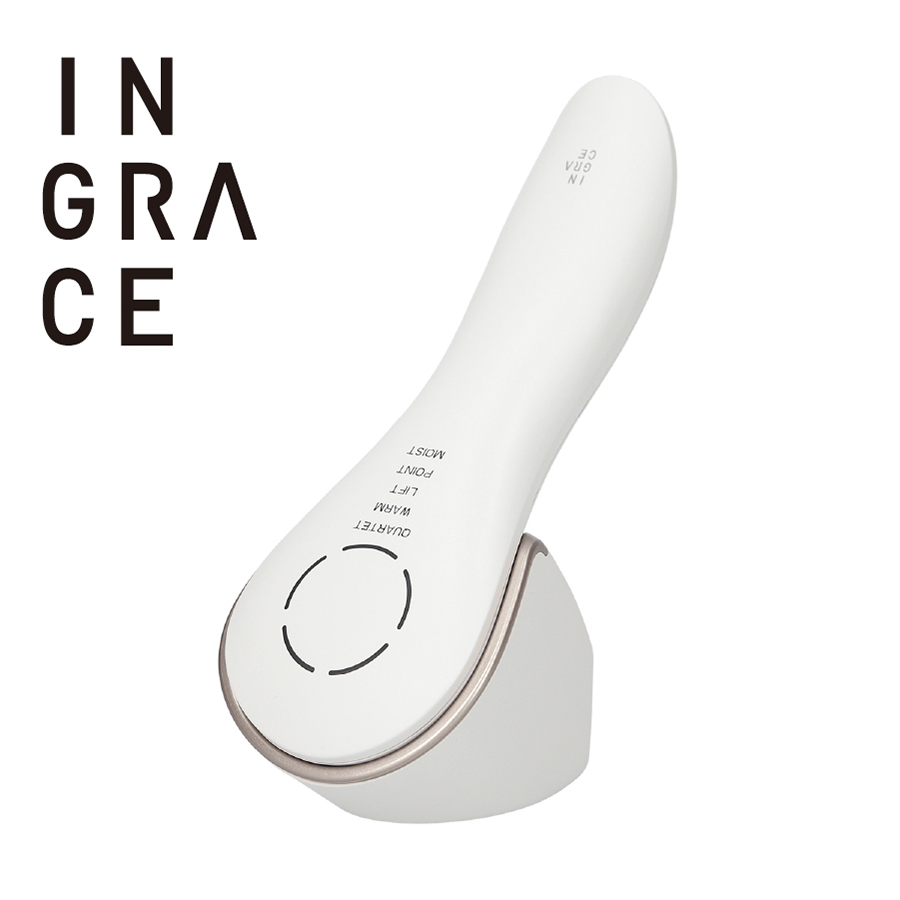 <INGRACE/イングレイス>音波美顔器/Pullquart マットホワイト