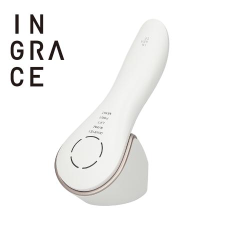 ＜INGRACE/イングレイス＞音波美顔器／Pullquart　マットホワイト