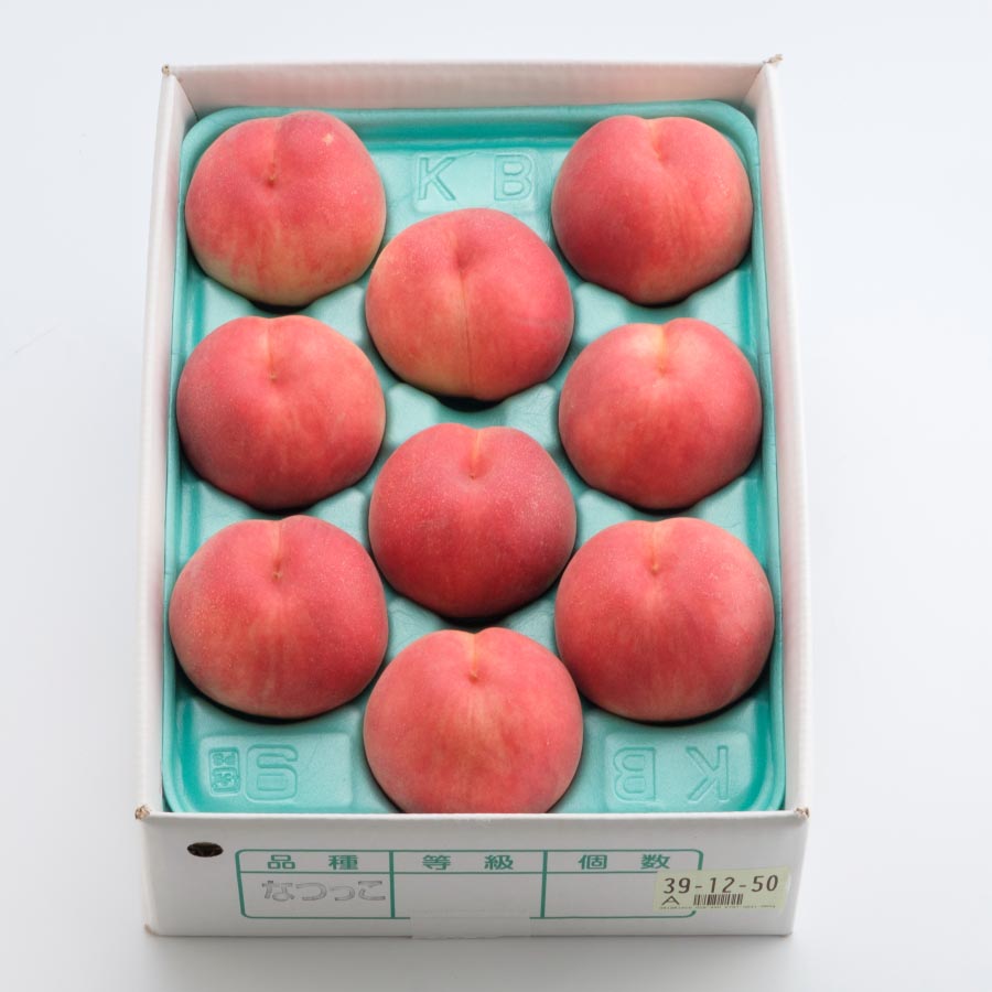 飛騨桃「なつっこ」特秀品2.6kg やや硬めの果肉、酸味が少なくすっきりとした甘さ