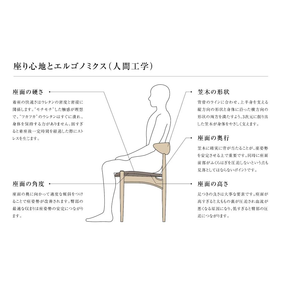 ＜オークヴィレッジ＞Swallowチェア 　ダークブラウン