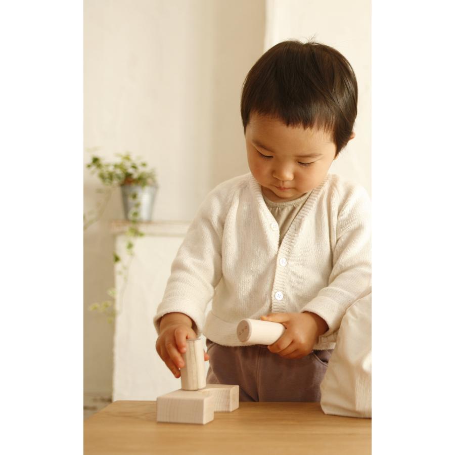 ＜オークヴィレッジ＞寄木の積木　ふくろ入り