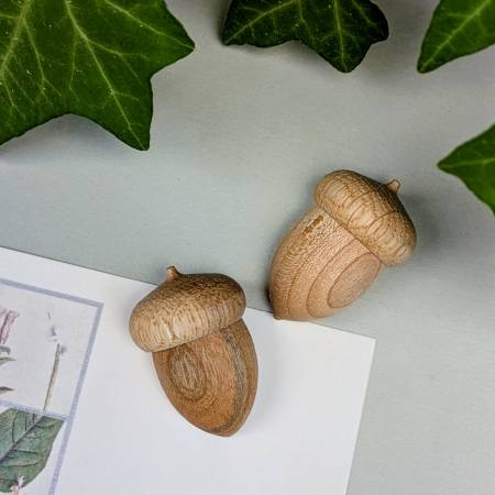 ＜オークヴィレッジ＞ドングリマグネット　2個セット